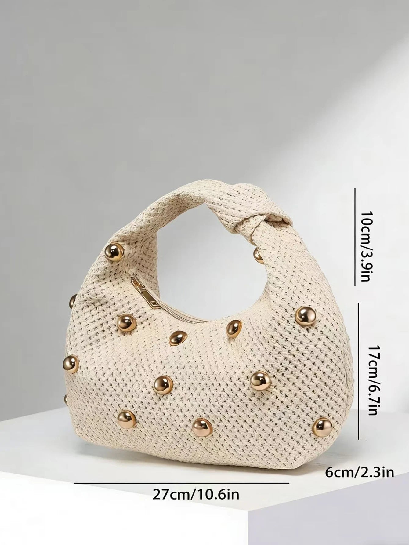 Boho Straw Underarm Bag