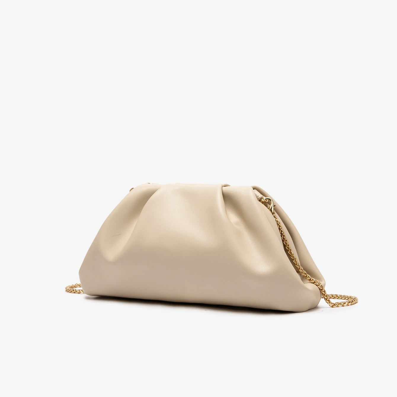 Golden Chain Evening Clutch Bag
