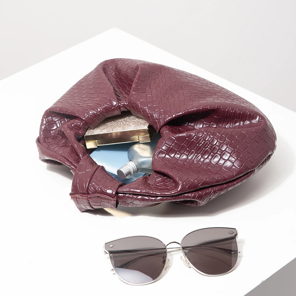 Knotted Crescent Evening Bag