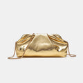 White Cloud Pleated Chain Bag
