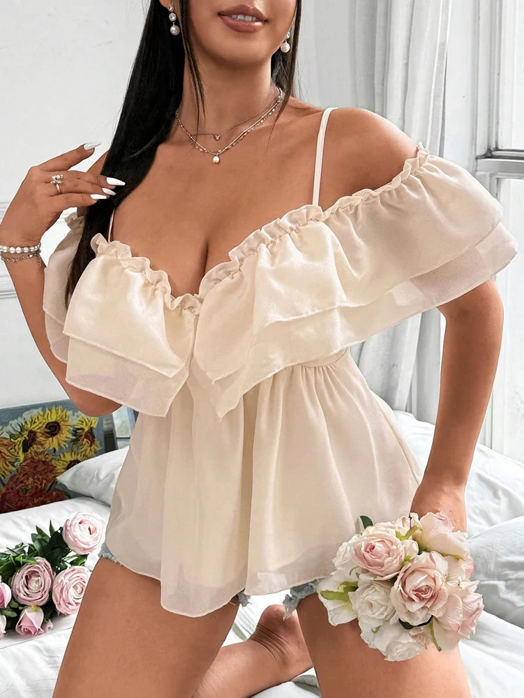 Lace-Up Strappy Slim Jumpsuit