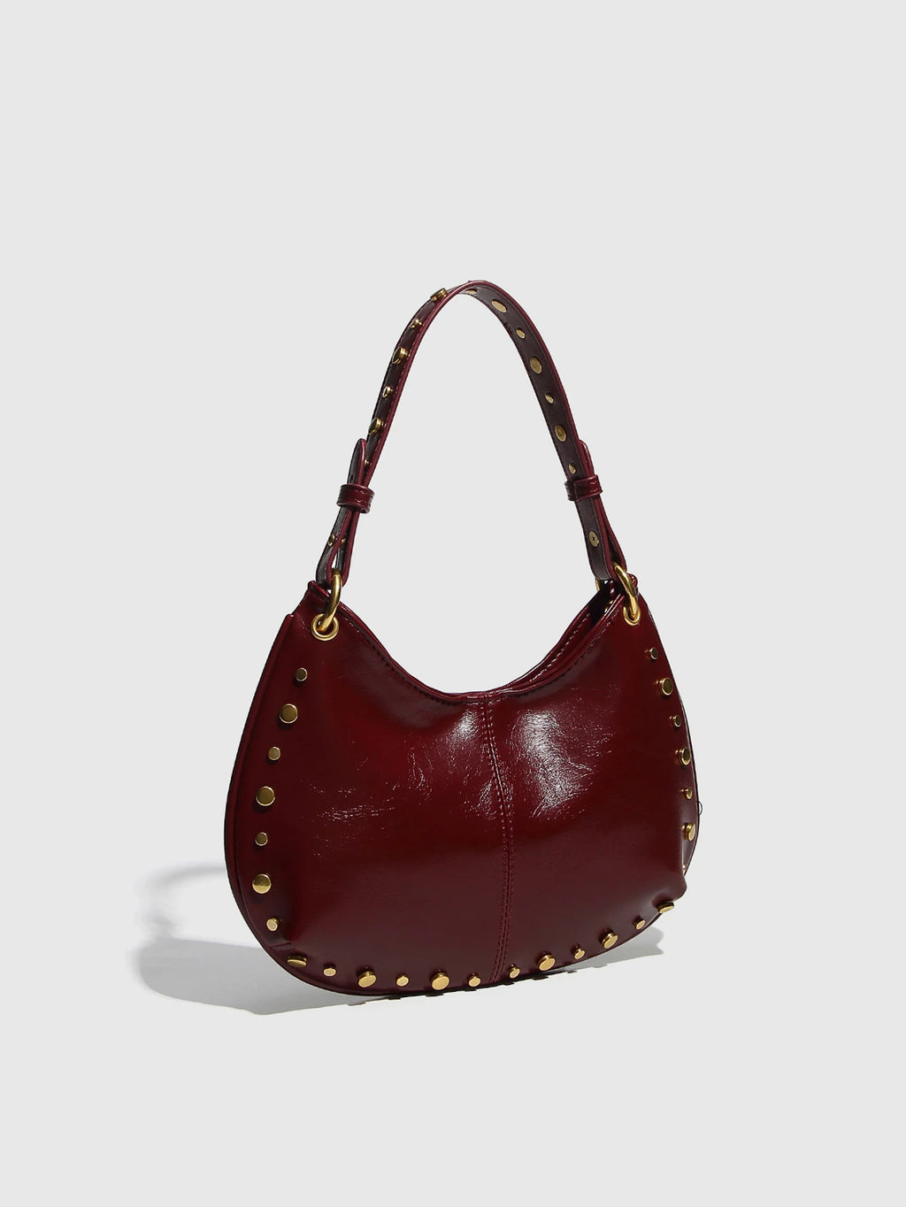 Riveted Chain Boston Bag