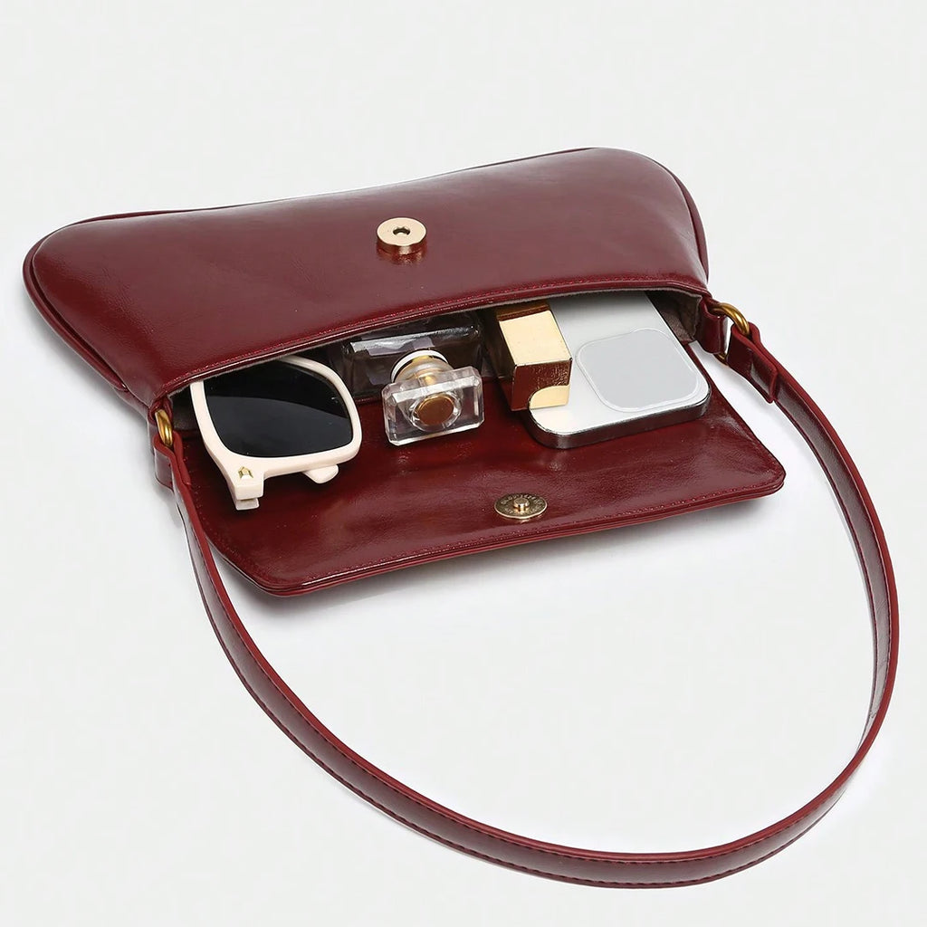 Retro Leopard Underarm Shoulder Bag