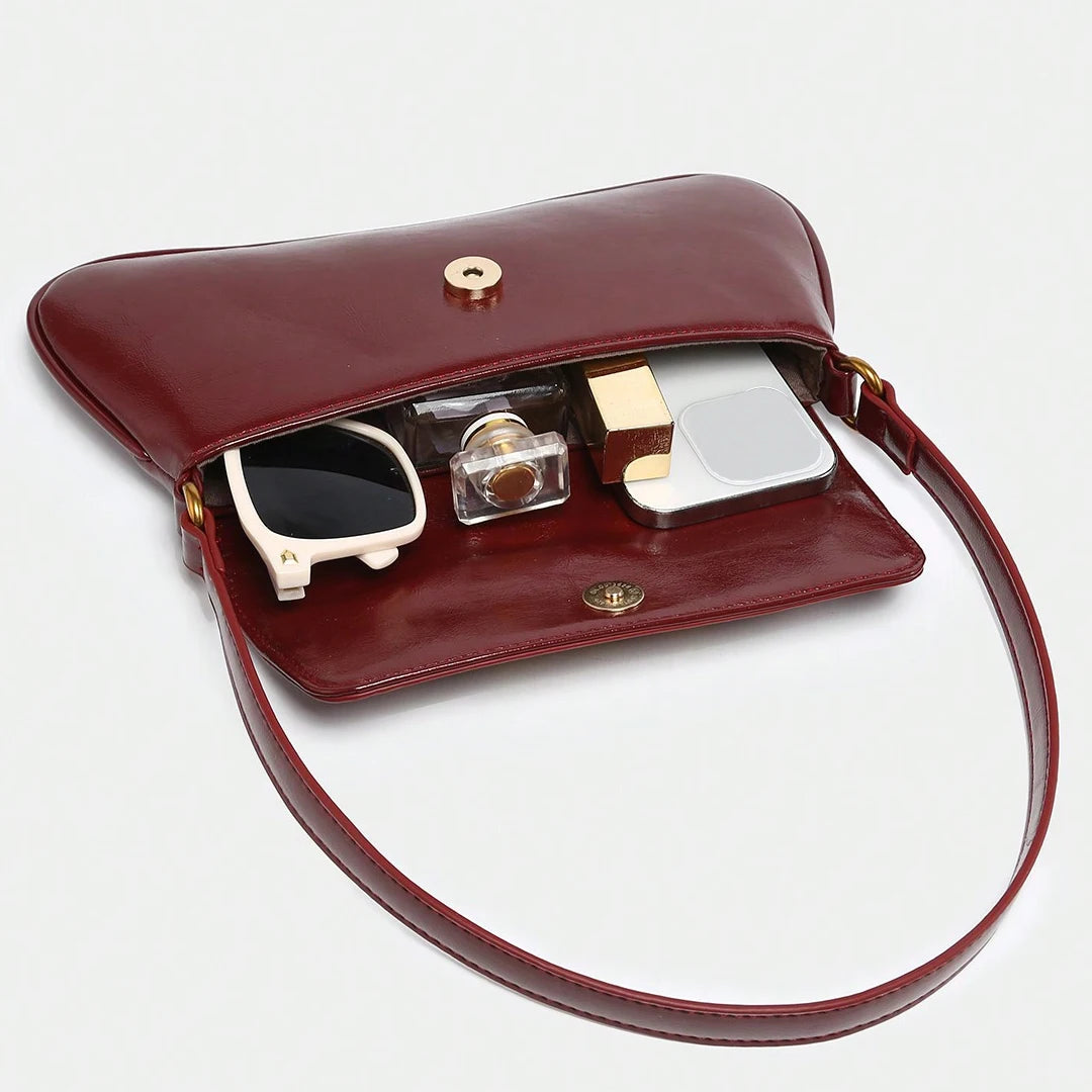 Retro Leopard Underarm Shoulder Bag