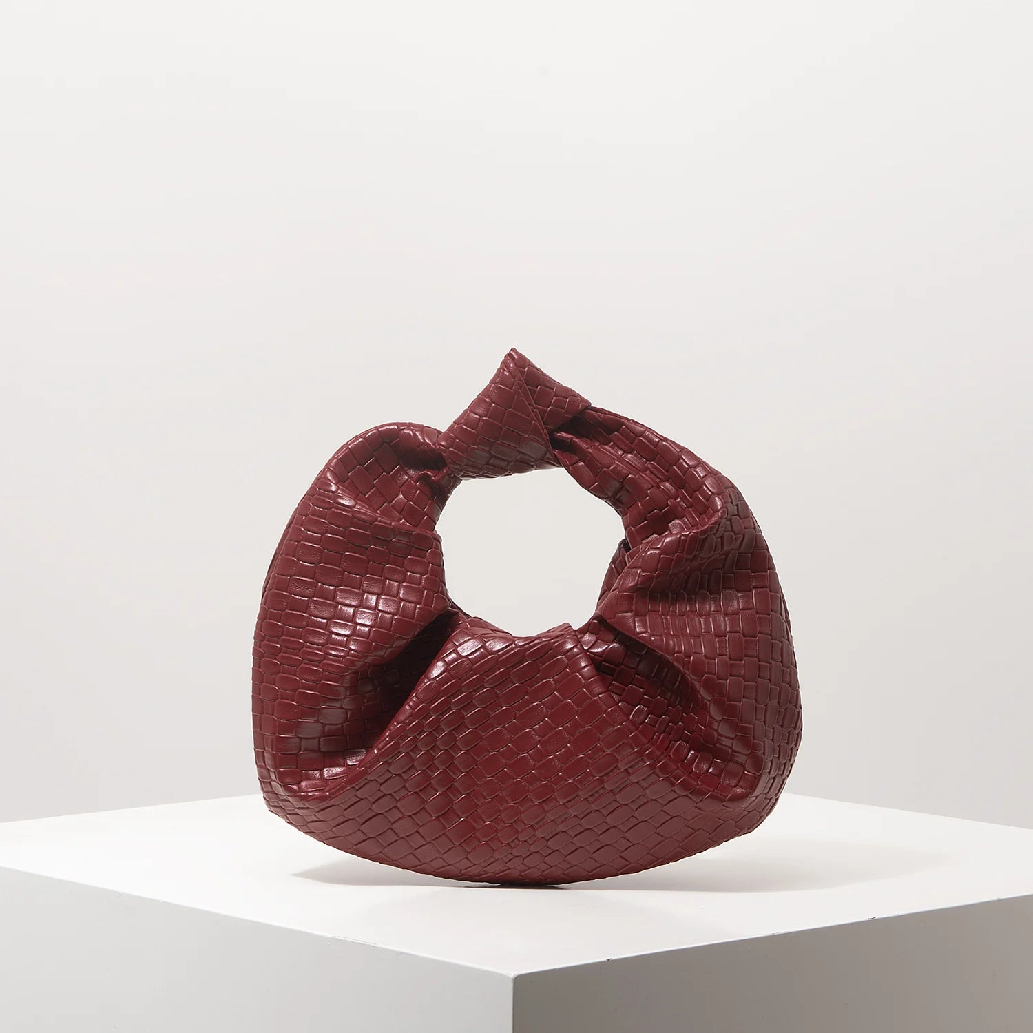 Knotted Crescent Evening Bag