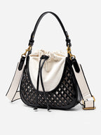 Woven Bucket Shoulder Bag