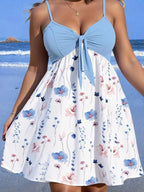 Floral Strappy Vacation Maxi Dress