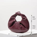 Knotted Crescent Evening Bag