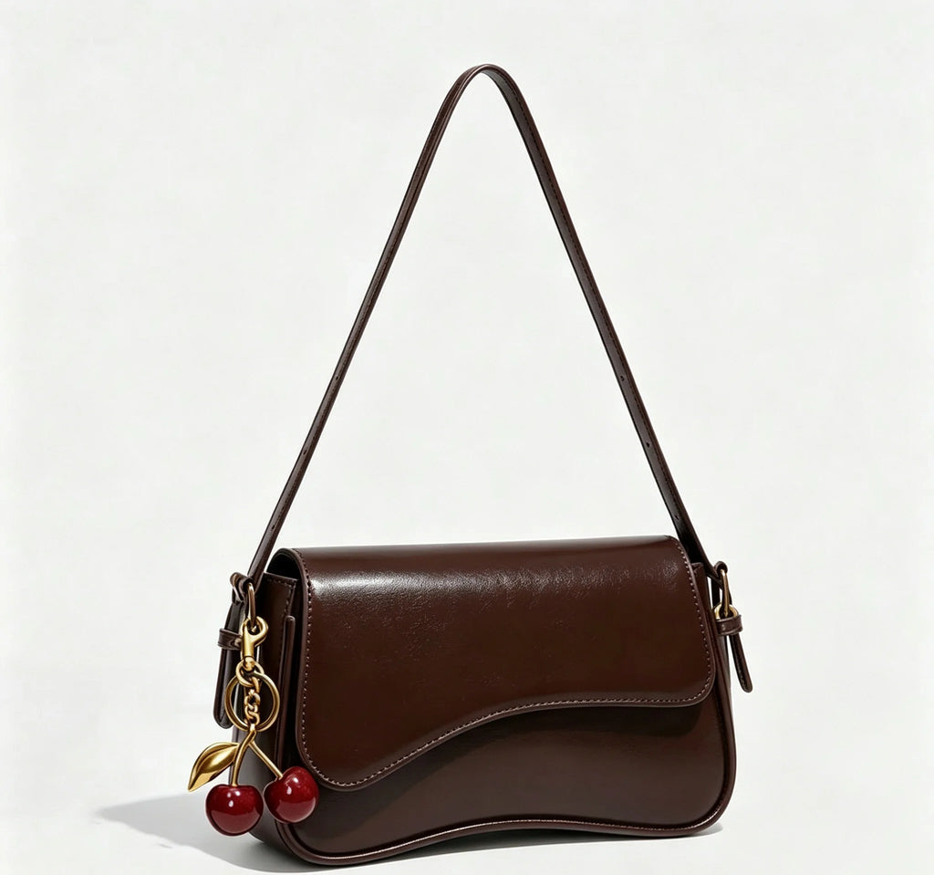 French Retro Covered Underarm Shoulder Bag