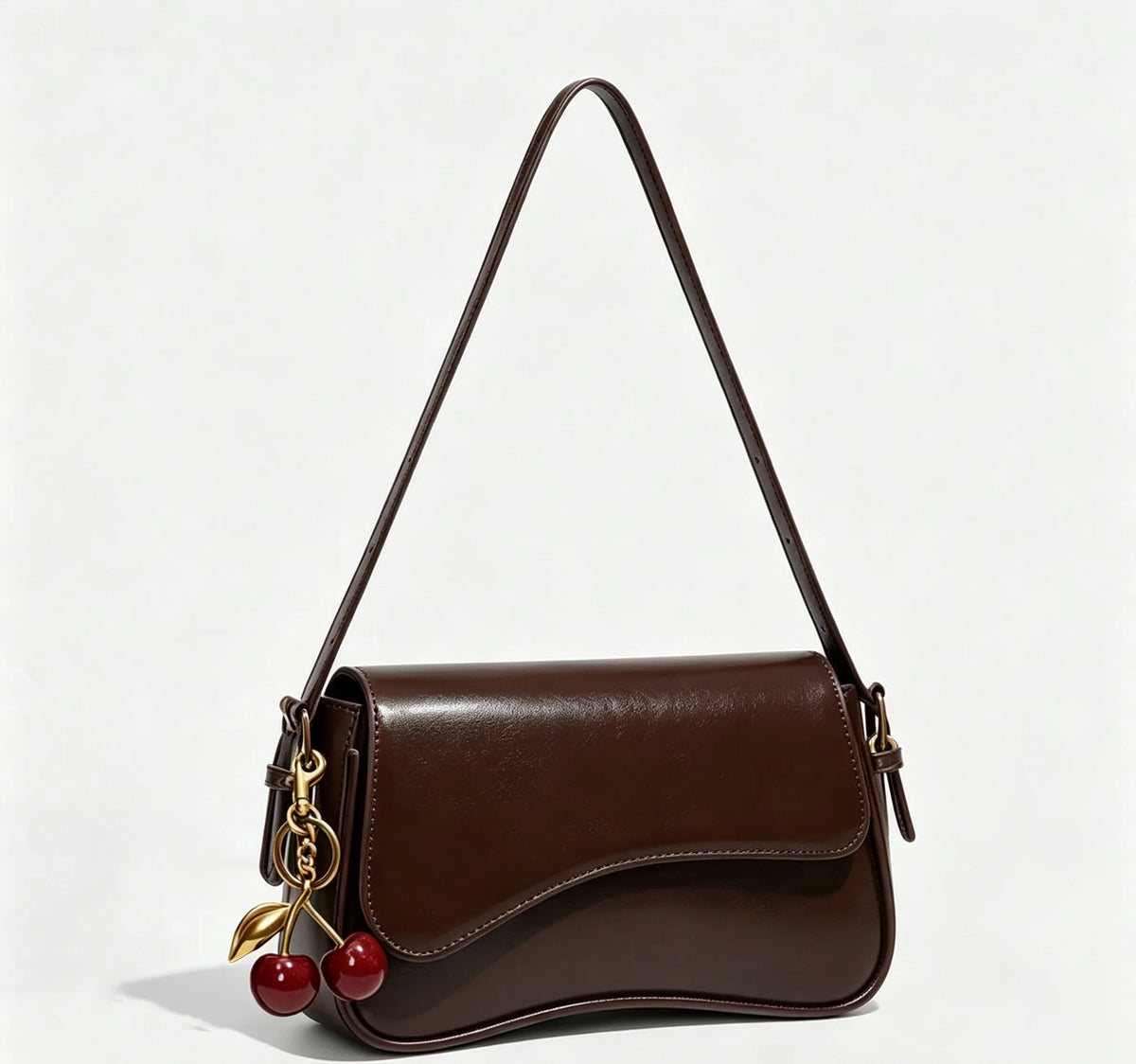 French Retro Covered Underarm Shoulder Bag
