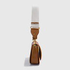 Wide-Strap Underarm Shoulder Bag