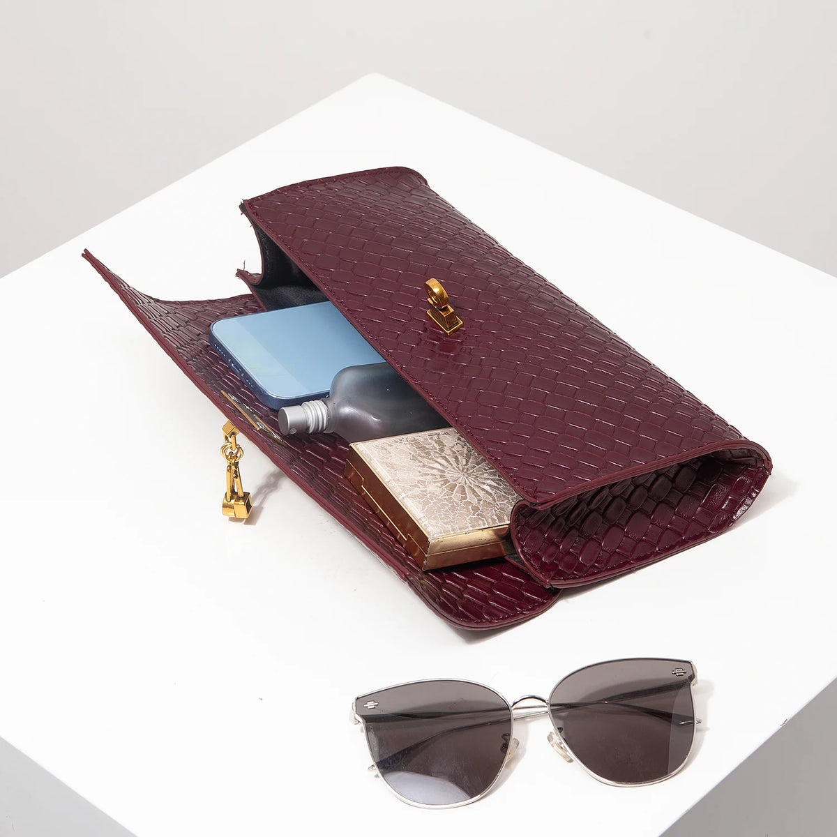 Vintage Burgundy Work Bag