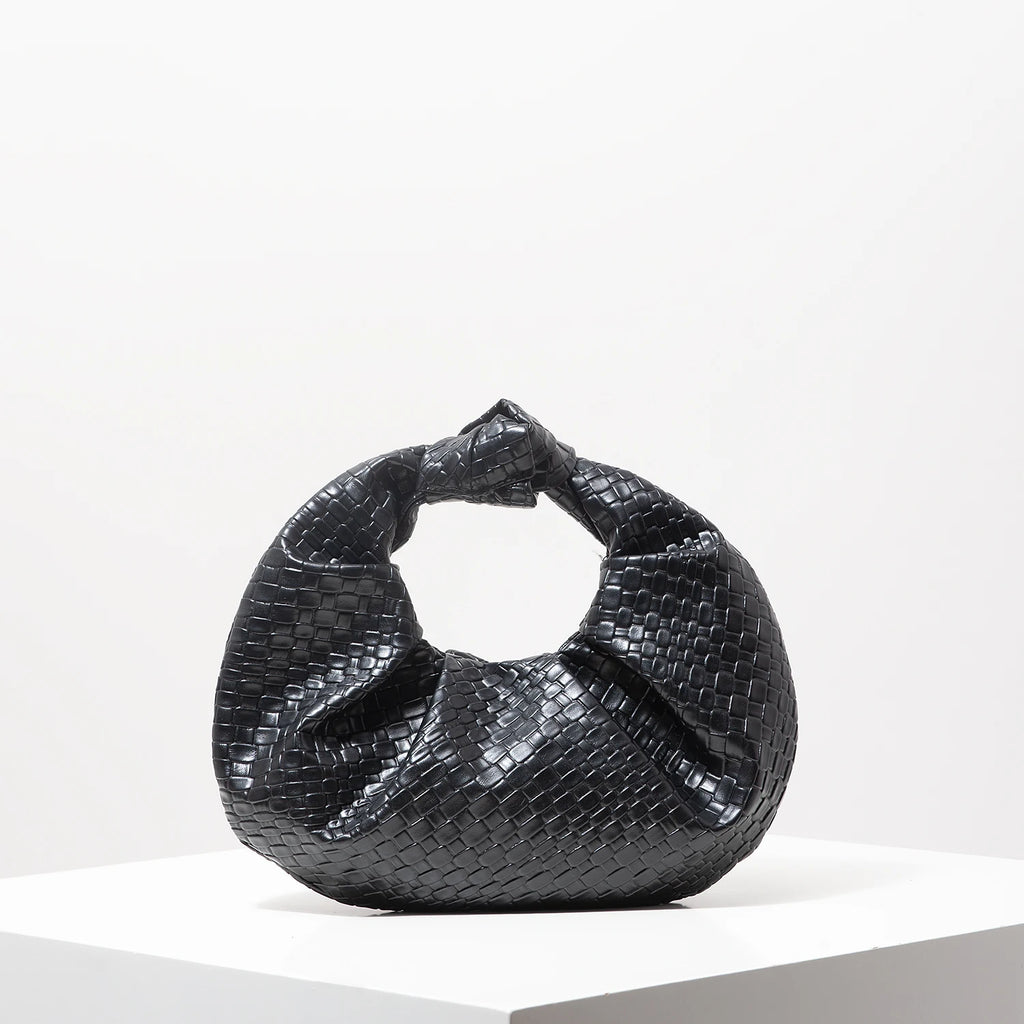 Knotted Crescent Evening Bag
