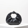 Knotted Crescent Evening Bag