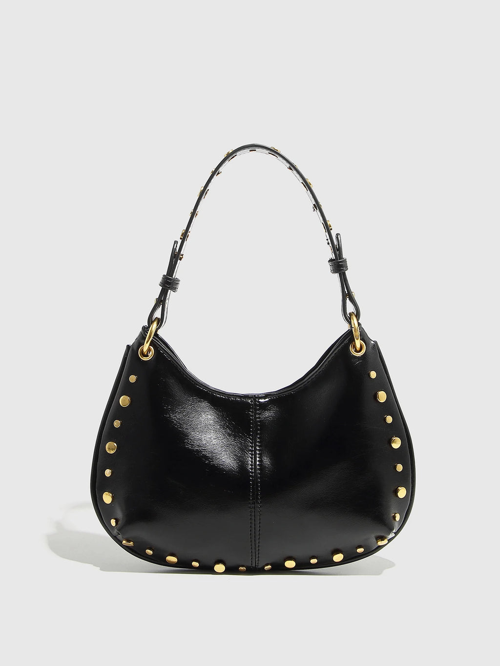 Riveted Chain Boston Bag