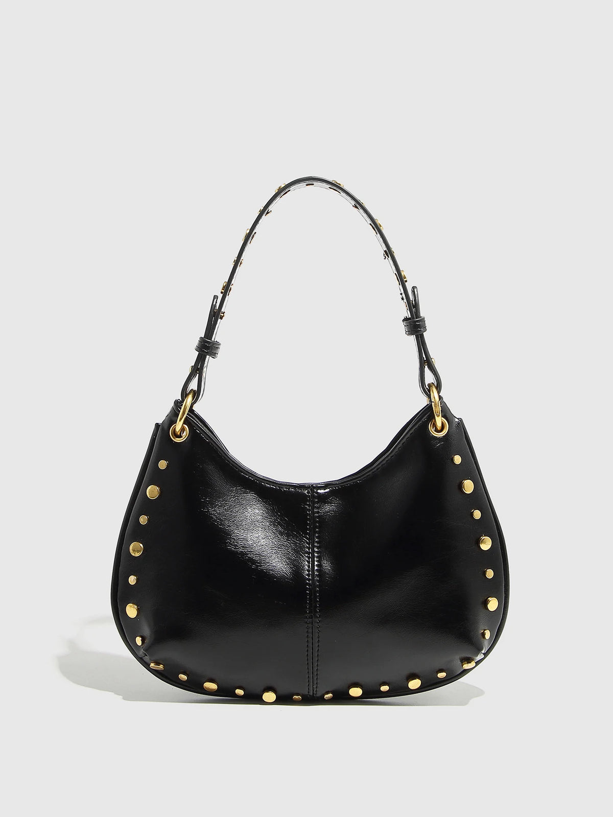 Riveted Chain Boston Bag