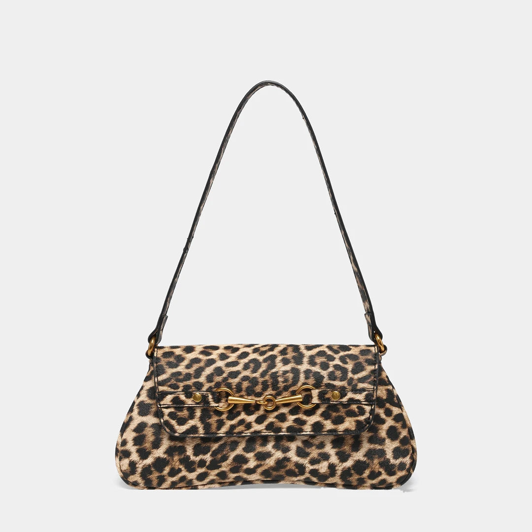 Retro Leopard Underarm Shoulder Bag