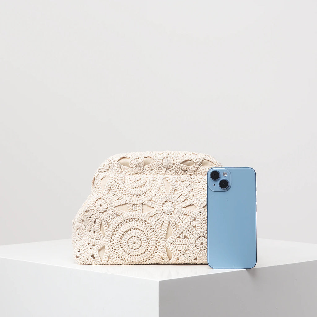 Floral Boho Beach Clutch Bag