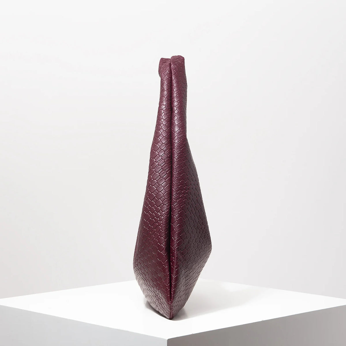 Woven Crescent Shoulder Bag