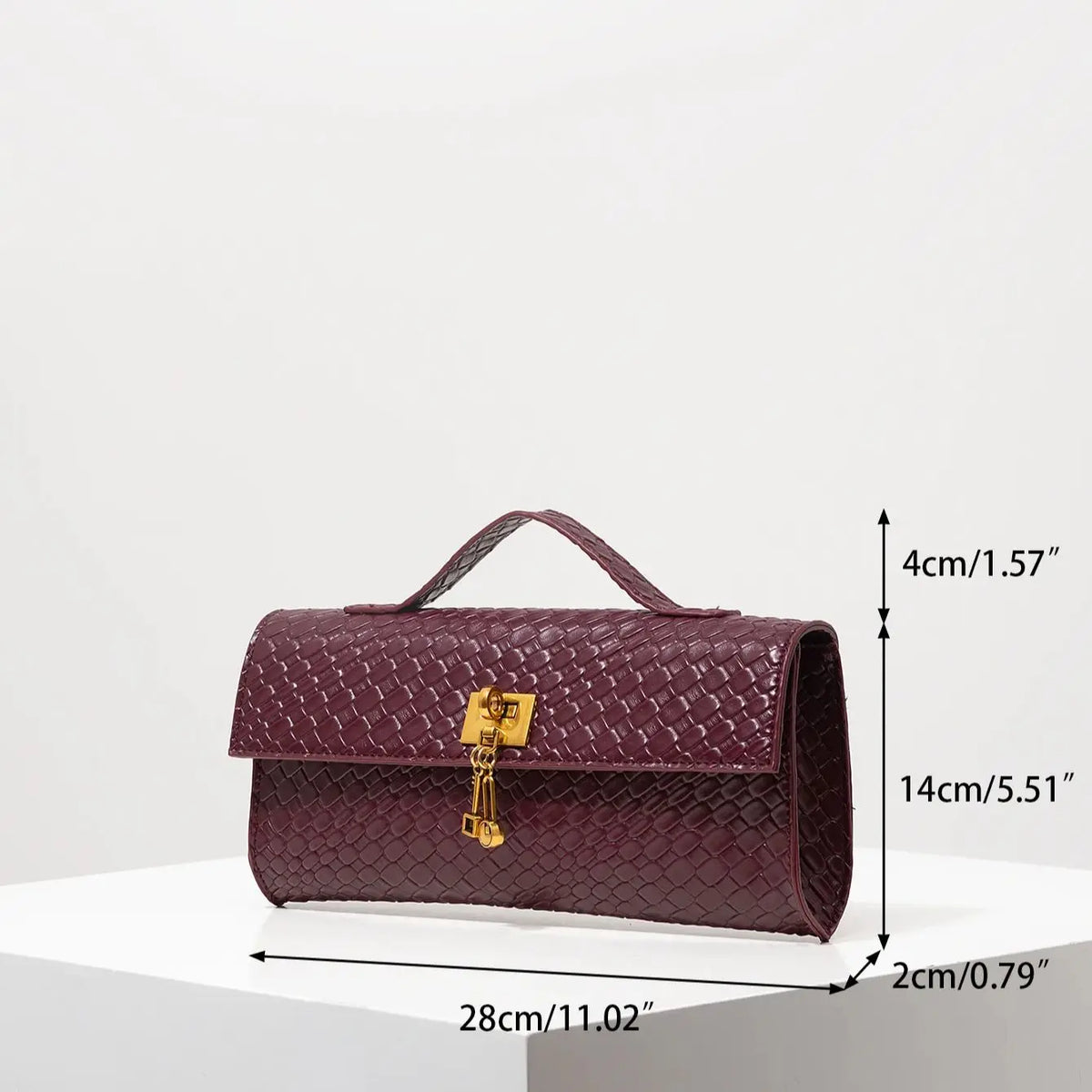 Vintage Burgundy Work Bag
