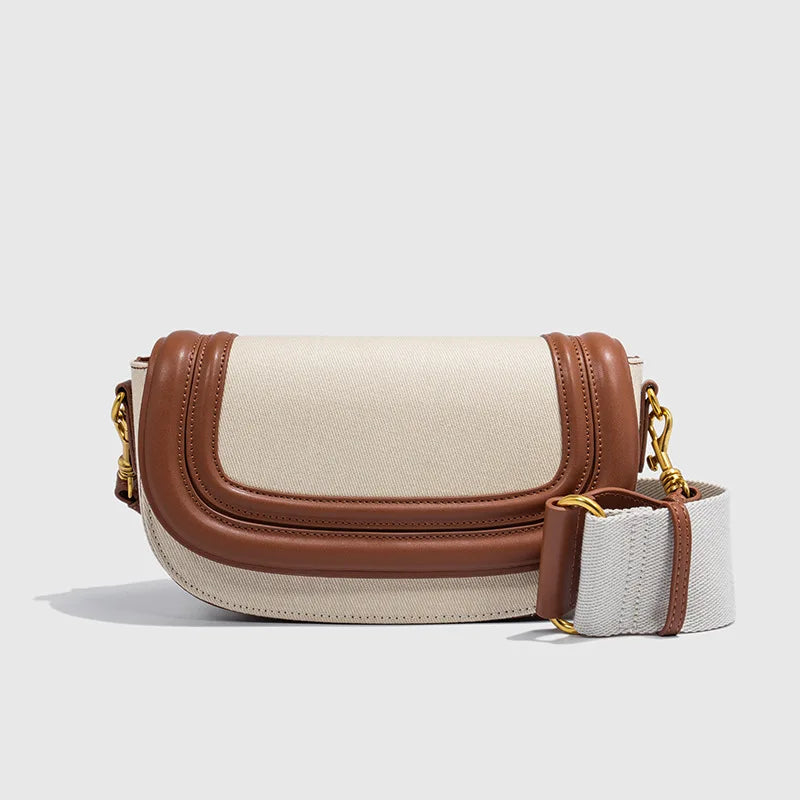 Wide-Strap Underarm Shoulder Bag