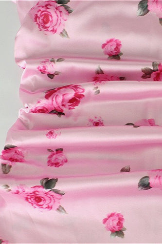 Rose-Print Cami Maxi Dress