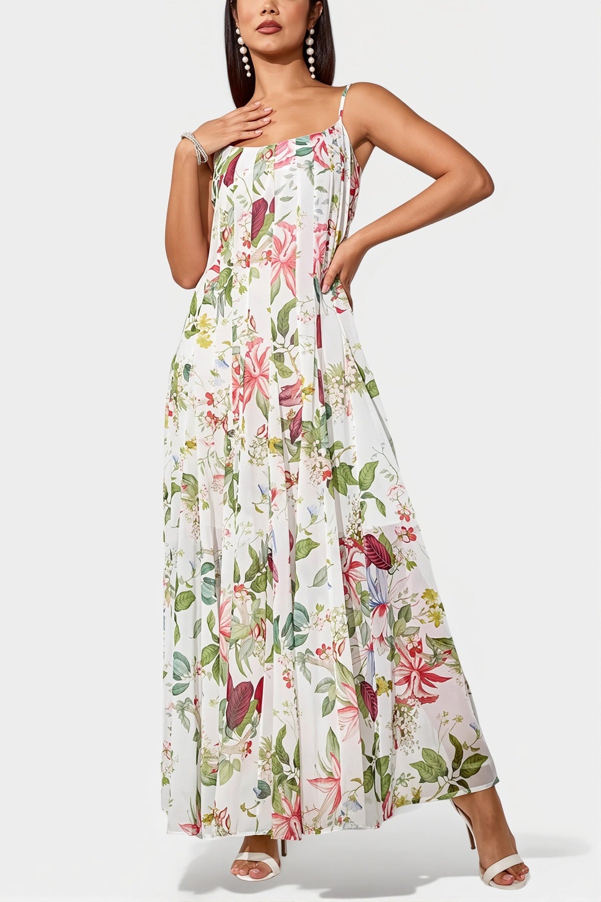Print Cami Swing Boho Dress
