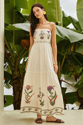 Print Bandeau Cami Boho Dress