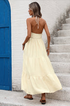 Halter Tassel Boho Dress