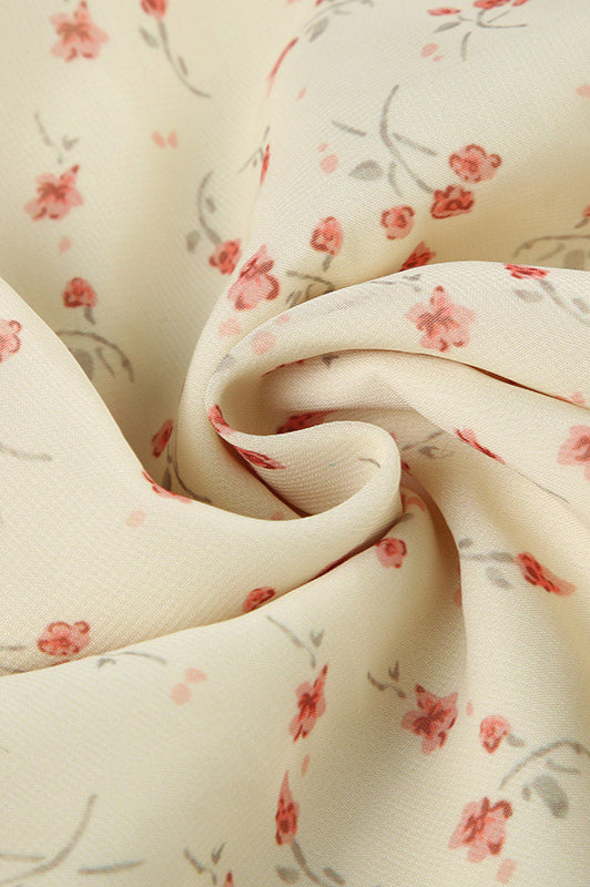 Floral Smocked A-Line Maxi Dress