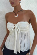Ruffle Tube Blouse