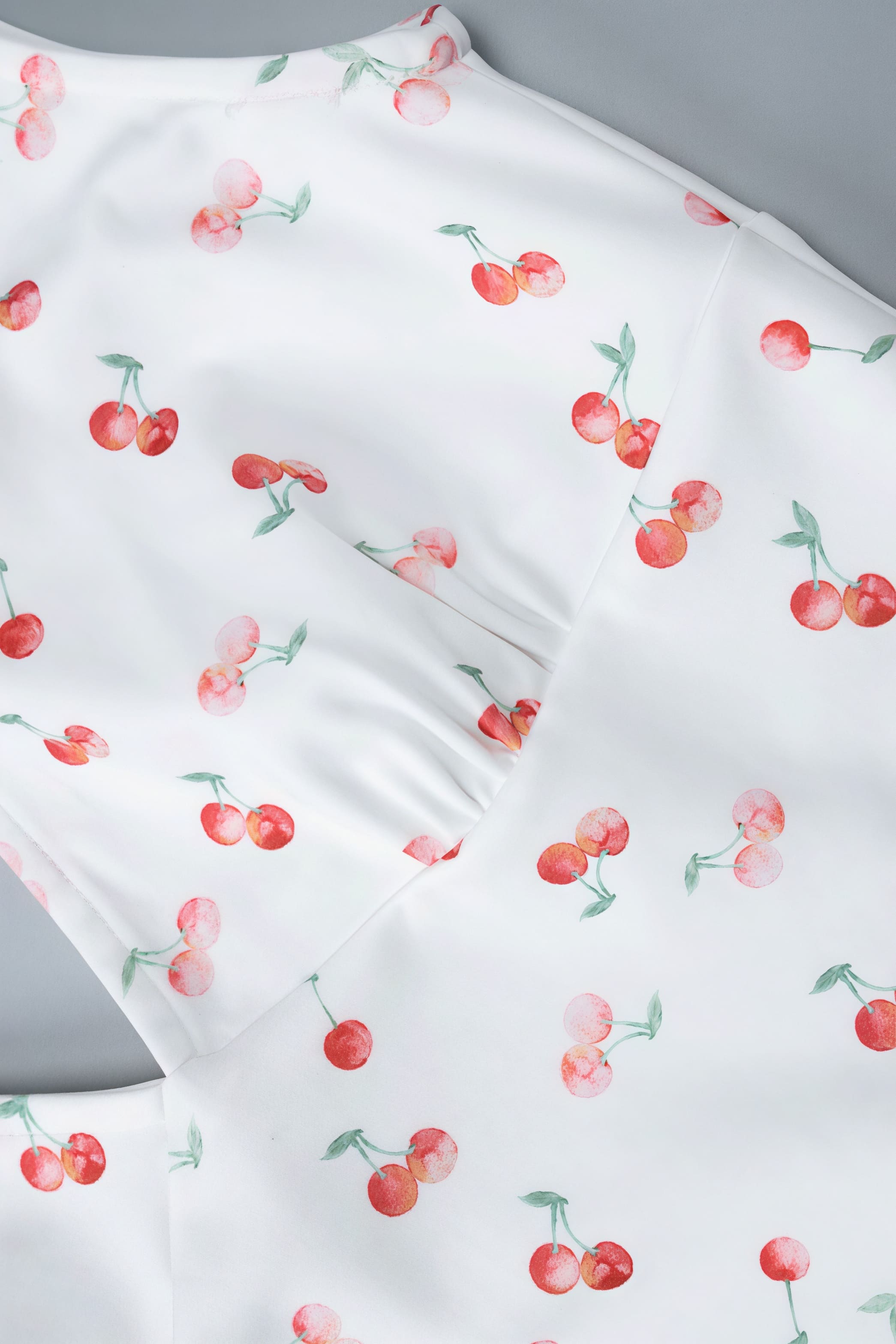 Floral Pastoral V-Neck Mini Dress