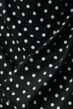 Polka Dot Off-Shoulder Cami Maxi Dress