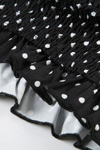 Retro Polka Dot Halter Cami Blouse