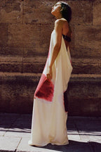 Floral Loose Backless Maxi Dress