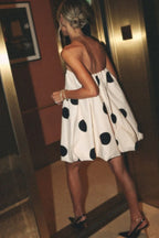 Polka Dot Bodycon Mini Dress